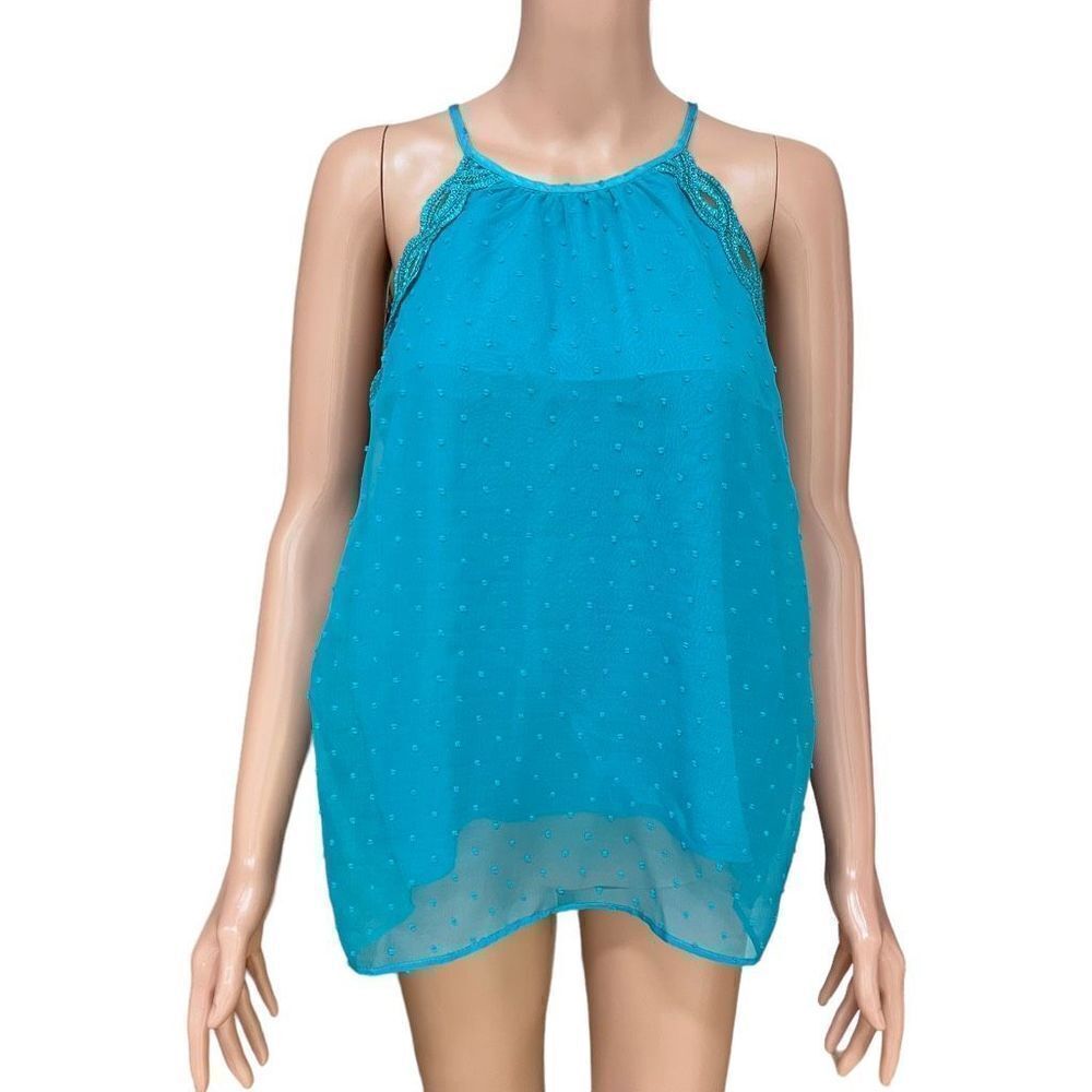 Miami blue tank top blouse size L